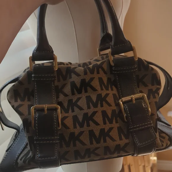 Michael Kors Dark Brown And TanSatchel - Picture 5 of 5